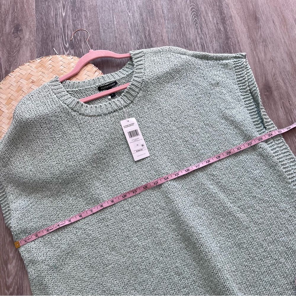 Nwt eileen‎ Fisher Peruvian Organic Cotton Crimp Crew Neck Top plus Size 1x - Picture 6 of 8
